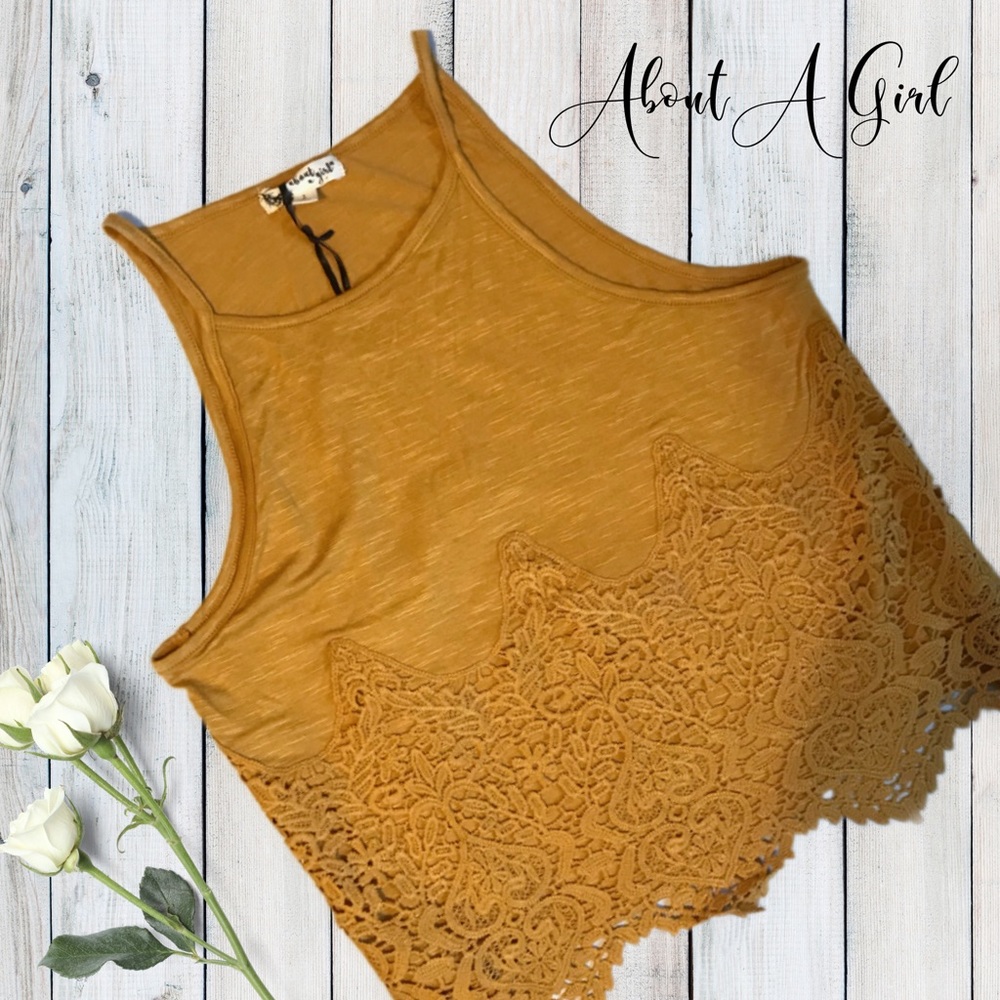 Yellow Crochet Top